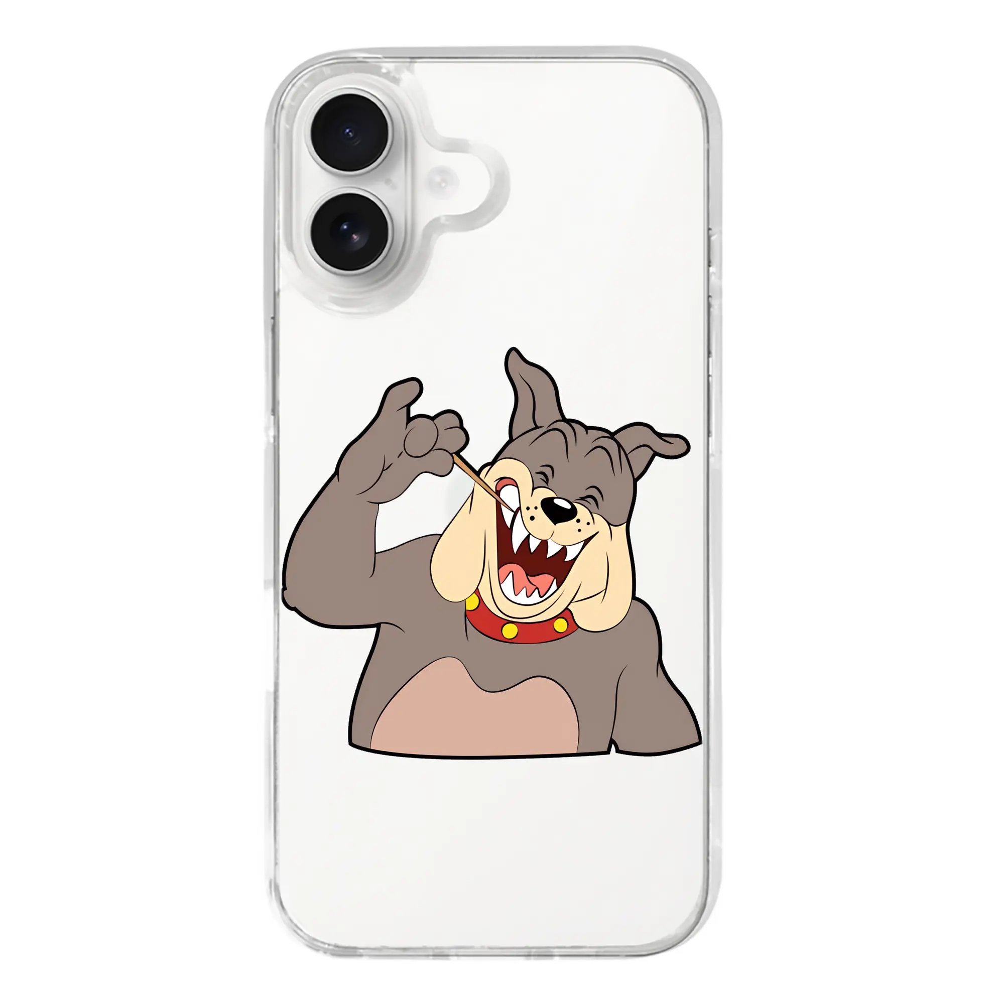 トムとジェリー グッズ スパイク - iPhone 17シリーズ 透明スマホケース – 薄型・耐衝撃・精密フィット保護カバー